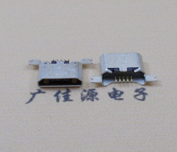 火炬开发区街道MK USB B Type 沉板0.9母座后两脚SMT口不卷边