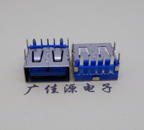 火炬开发区街道 USB5安大电流母座 OPPO蓝色胶芯,快速充电接口